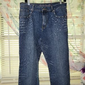Rhinestone jean